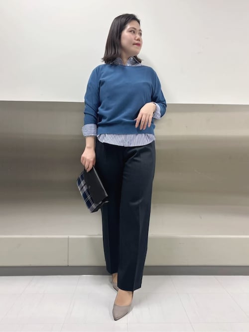 セール】ドライライトツイル 1タックストレートパンツ（その他