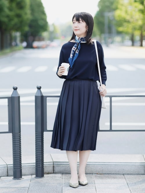セール】ポリエステルソフトクロス プリーツスカート（スカート