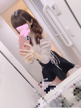 「miu miu（ミュウミュウ）のアイテム（スマホケース/カバー）」を使った、mymy ♡さん（レディース・165cm）の冬コーディネート