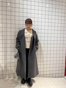 中西萌香さん（レディース・148cm）の冬コーディネート