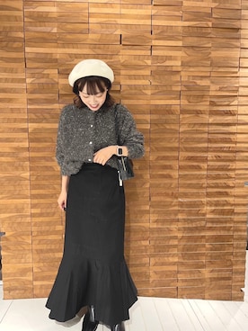 中西萌香さん(レディース・148cm)の秋コーディネート