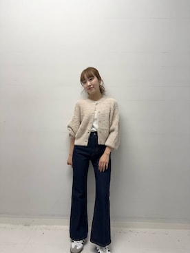 中西萌香さん(レディース・148cm)の冬コーディネート