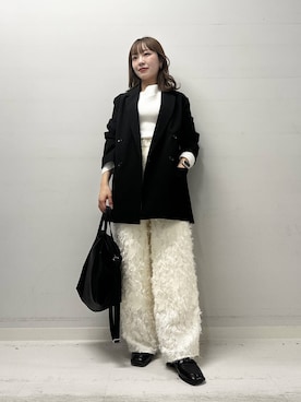 「SENSE OF PLACE by URBAN RESEARCH（センスオブプレイスバイアーバンリサーチ）のコインローファー（ローファー）」を使った、中西萌香さん（レディース・148cm）の春コーディネート