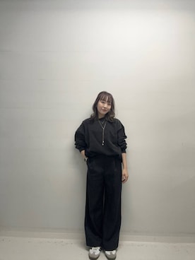 中西萌香さん(レディース・148cm)の冬コーディネート
