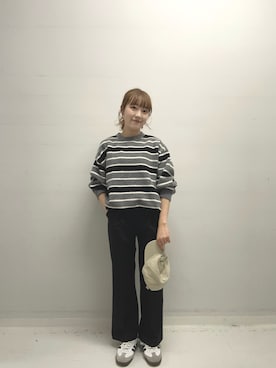 中西萌香さん(レディース・148cm)の冬コーディネート