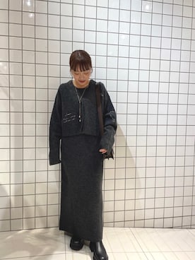 中西萌香さん（レディース・148cm）の冬コーディネート