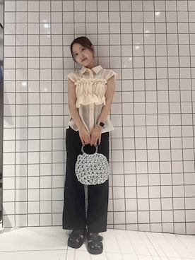 中西萌香さん（レディース・148cm）の夏コーディネート