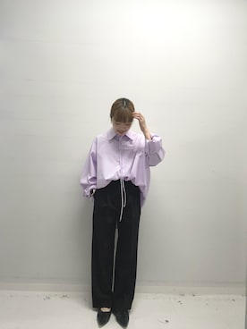 中西萌香さん（レディース・148cm）の冬コーディネート