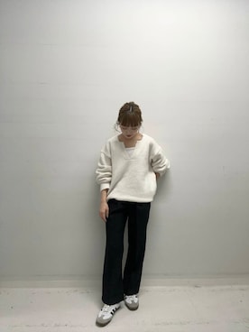 中西萌香さん(レディース・148cm)の冬コーディネート