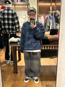 福島大さん(メンズ・156cm)の冬コーディネート