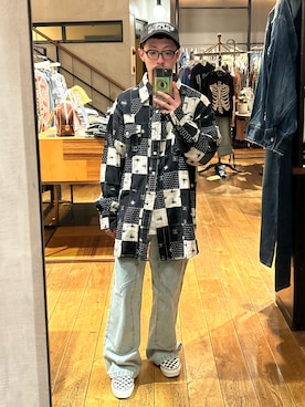 福島大さん（メンズ・156cm）の春コーディネート