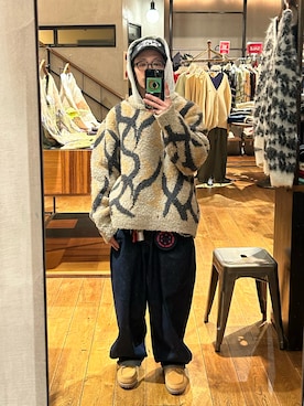 福島大さん（メンズ・156cm）の冬コーディネート