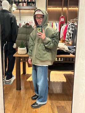 福島大さん(メンズ・156cm)の秋コーディネート