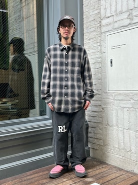 福島大さん(メンズ・156cm)の春コーディネート