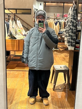 福島大さん（メンズ・156cm）の冬コーディネート