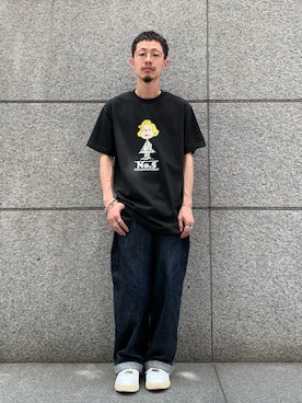 「SAKULA（サクラ）のアイテム」を使った、福島大さん（メンズ・156cm）の夏コーディネート