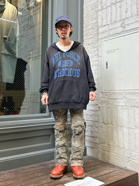 福島大さん(メンズ・156cm)の秋コーディネート