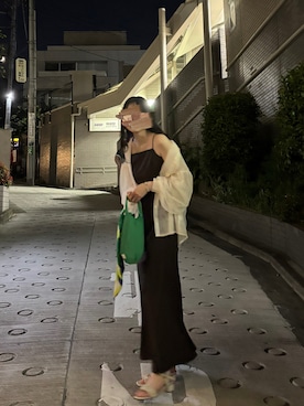 「アイテム（ワンピース/ドレス）」を使った、Ciaさん（メンズ・184cm）の秋コーディネート