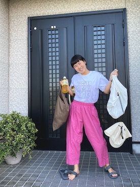 「SPUT PERFORMANCE（スプットパフォーマンス）のアイテム」を使った、HINATACOTOCOさん（レディース・154cm）の秋コーディネート