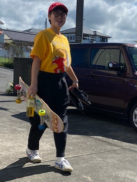 「SPUT PERFORMANCE（スプットパフォーマンス）のアイテム」を使った、HINATACOTOCOさん（レディース・154cm）の夏コーディネート