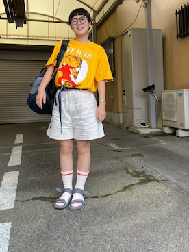 「SPUT PERFORMANCE（スプットパフォーマンス）のアイテム」を使った、HINATACOTOCOさん（レディース・154cm）の夏コーディネート