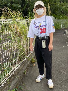 「ADAMS（アダムス）のアイテム」を使った、HINATACOTOCOさん（レディース・154cm）の秋コーディネート