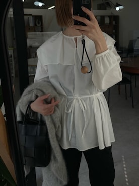 「MANOF（マノフ）のアイテム」を使った、cota_raさん（レディース・169cm）の春コーディネート