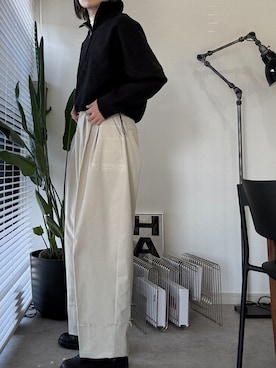 「ENOF（イナフ）のアイテム」を使った、cota_raさん（レディース・169cm）の冬コーディネート