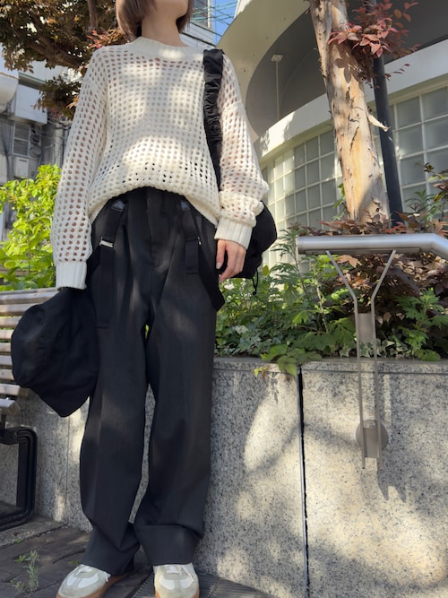 TODAYFUL トゥデイフル LIFE's ライフズ / Square Mesh Knit