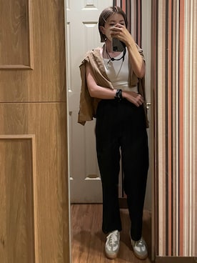 「CLANE（クラネ）のアイテム（PC・スマホグッズ/家電）」を使った、cota_raさん（レディース・169cm）の夏コーディネート