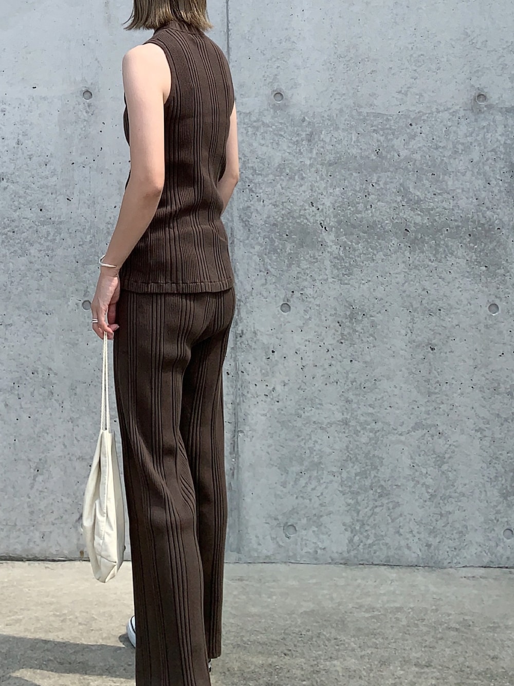 美品♡CANALJEAN♡REDCHOPWORKS♡ランダムリブニットパンツ♡ CANAL JEAN（キャナルジーン）の「RED CHOP WORKS(レッド