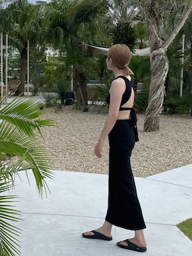 「SEA DRESS（シードレス）のアイテム」を使った、cota_raさん（レディース・169cm）の夏コーディネート