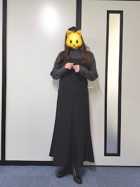 「アイテム（ワンピース）」を使った、のののさん（レディース・162cm・20代）の冬コーディネート