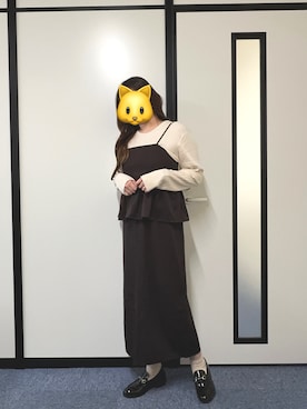 「アイテム（ワンピース）」を使った、のののさん（レディース・162cm・20代）の秋コーディネート