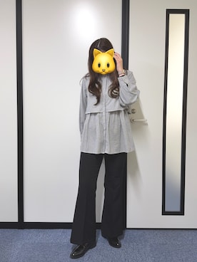 「GeeRA（ジーラ）のアイテム」を使った、のののさん（レディース・162cm）の冬コーディネート