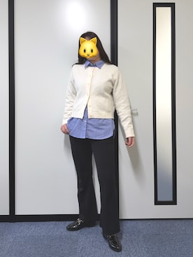 のののさん（骨格ウェーブ・レディース・162cm）の冬コーディネート