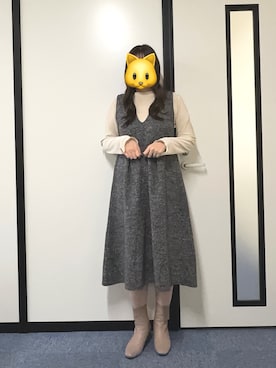 「grove（グローブ）のアイテム」を使った、のののさん（レディース・162cm）の冬コーディネート