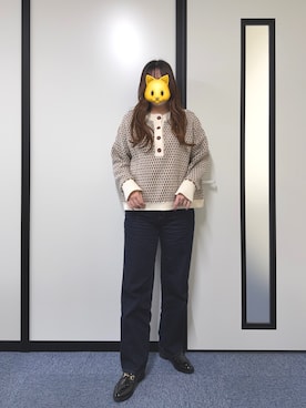 「アイテム（ブレスレット）」を使った、のののさん（レディース・162cm）の秋コーディネート