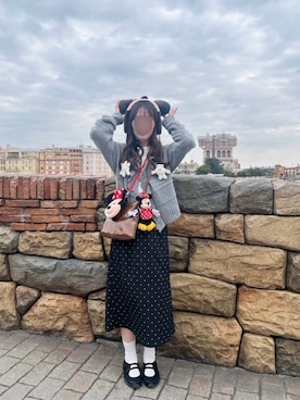 「アイテム（バレエシューズ）」を使った、kanakoさん（レディース・163cm）の秋コーディネート