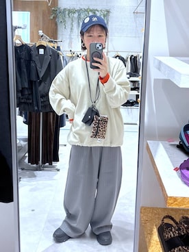 「アイテム（ママ＆ベビー）」を使った、おかえりさん（レディース・153cm）の秋コーディネート
