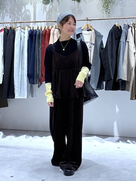 「アイテム（オールインワン・サロペット）」を使った、おかえりさん（レディース・153cm・40代）の冬コーディネート