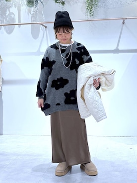 「アイテム（ブルゾン）」を使った、おかえりさん（レディース・153cm・40代）の秋コーディネート