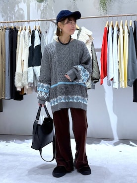 「アイテム（マタニティウェア/グッズ）」を使った、おかえりさん（レディース・153cm）の秋コーディネート