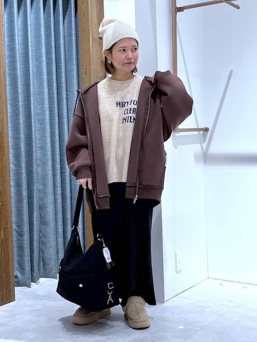 ストレッチサテンスカート　497324