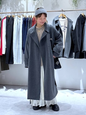 「アイテム（スカート）」を使った、おかえりさん（レディース・153cm・40代）の冬コーディネート