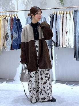 「アイテム（その他アウター）」を使った、おかえりさん（レディース・153cm・40代）の秋コーディネート