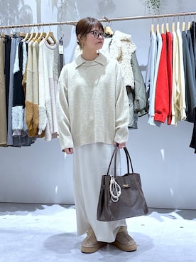 「アイテム（キーホルダー）」を使った、おかえりさん（レディース・153cm・40代）の秋コーディネート