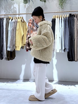 「アイテム（ブルゾン）」を使った、おかえりさん（レディース・153cm・40代）の秋コーディネート