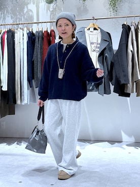 「アイテム（ネックレス）」を使った、おかえりさん（レディース・153cm・40代）の冬コーディネート