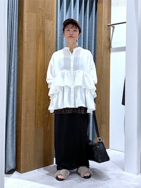「アイテム（マタニティウェア/グッズ）」を使った、おかえりさん（レディース・153cm）の夏コーディネート